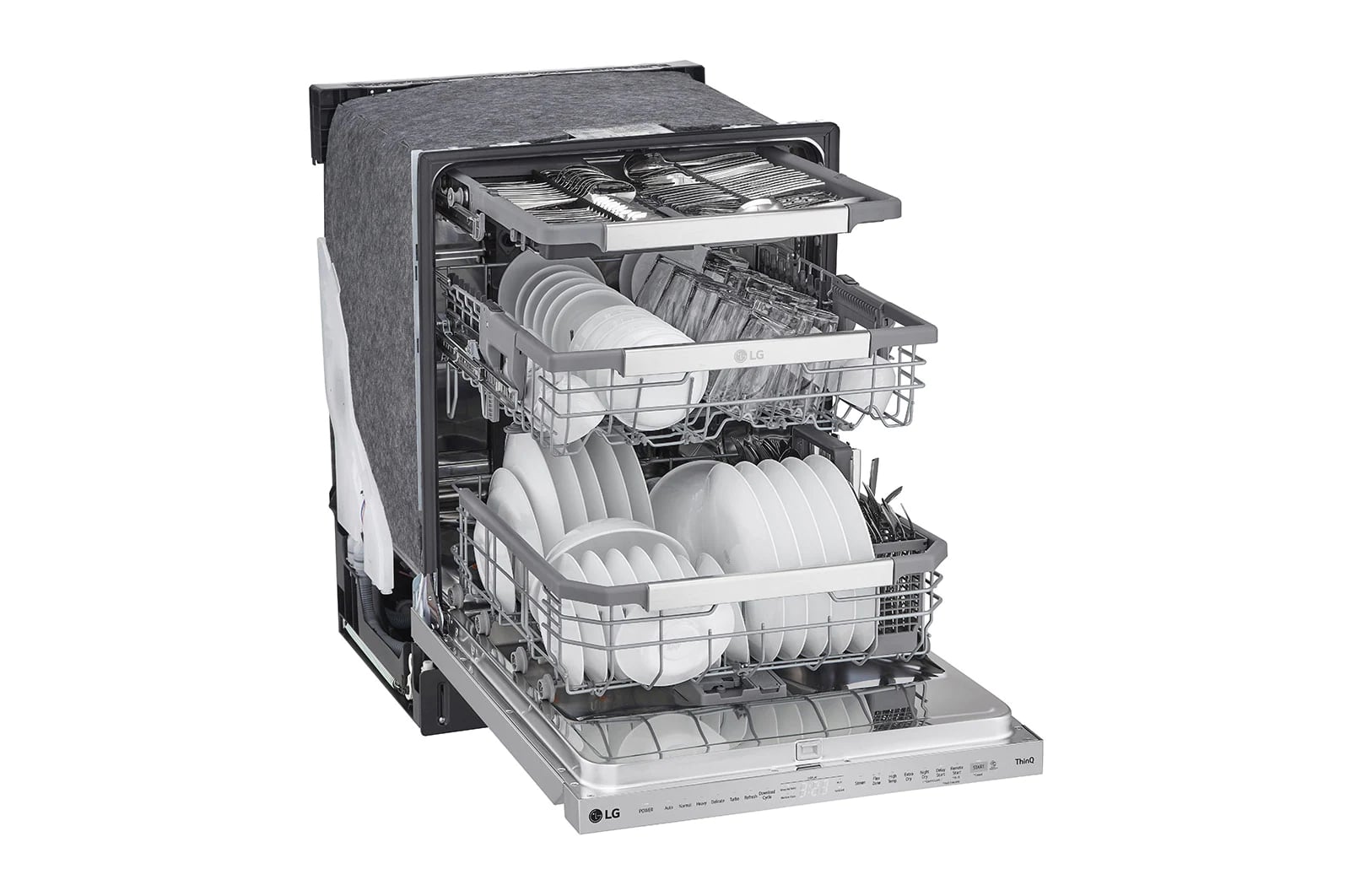 LG - 44 dBA Built In Dishwasher in Stainless - LDPS6762S