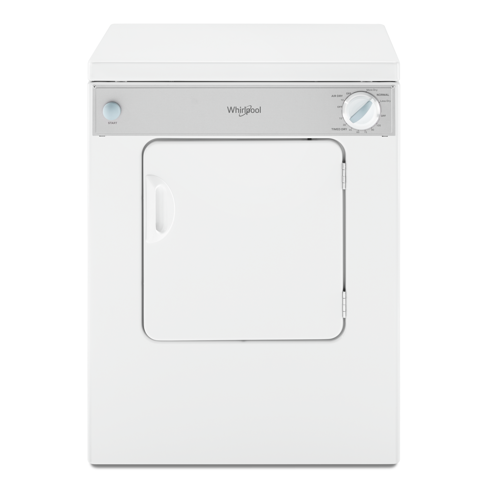 Whirlpool - 3.4 cu. Ft Electric Dryer in White - LDR3822PQ