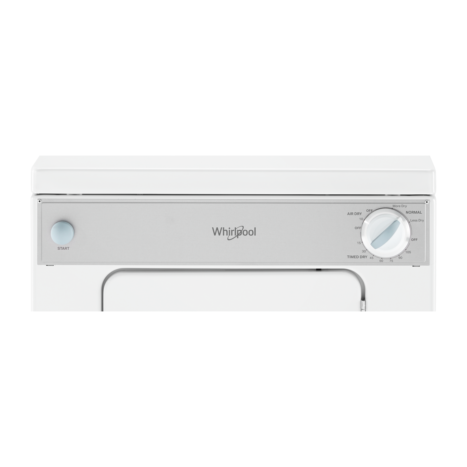 Whirlpool - 3.4 cu. Ft Electric Dryer in White - LDR3822PQ