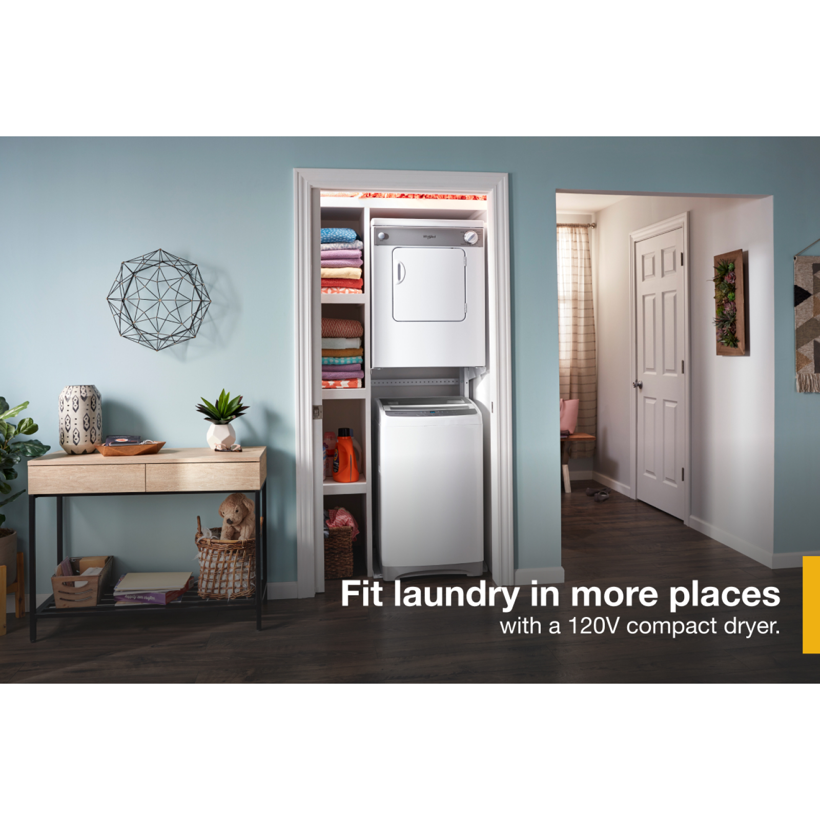 Whirlpool - 3.4 cu. Ft Electric Dryer in White - LDR3822PQ