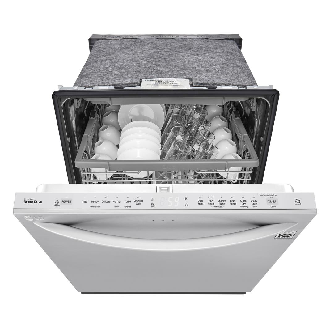 LG - 46 dBA Built In Dishwasher in Stainless - LDT5678SS