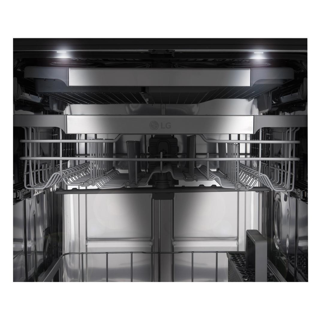 LG - 42 dBA Built In Dishwasher in Black Stainless - LDT7808BD