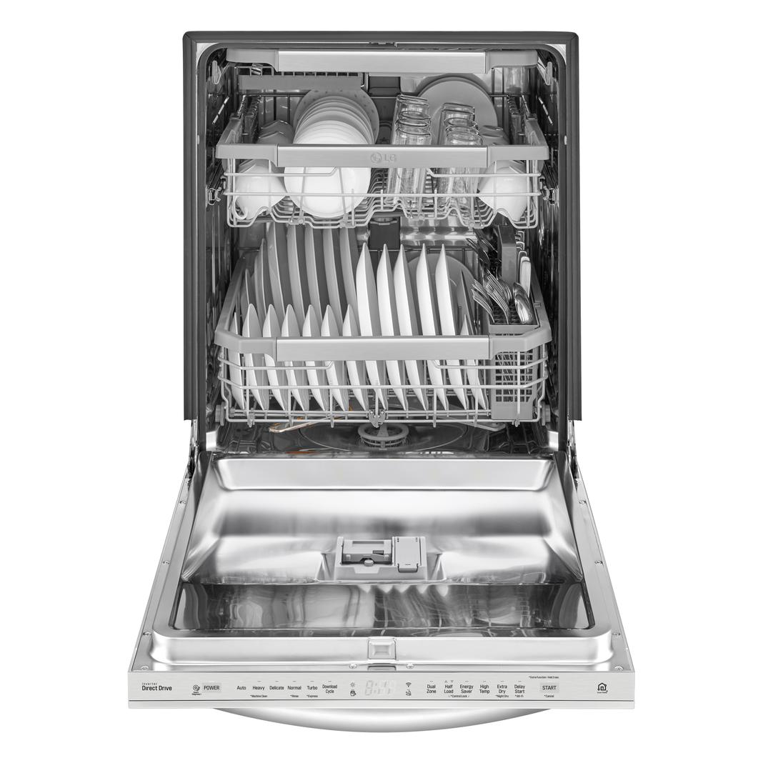 LG - 42 dBA Built In Dishwasher in Stainless - LDT7808SS