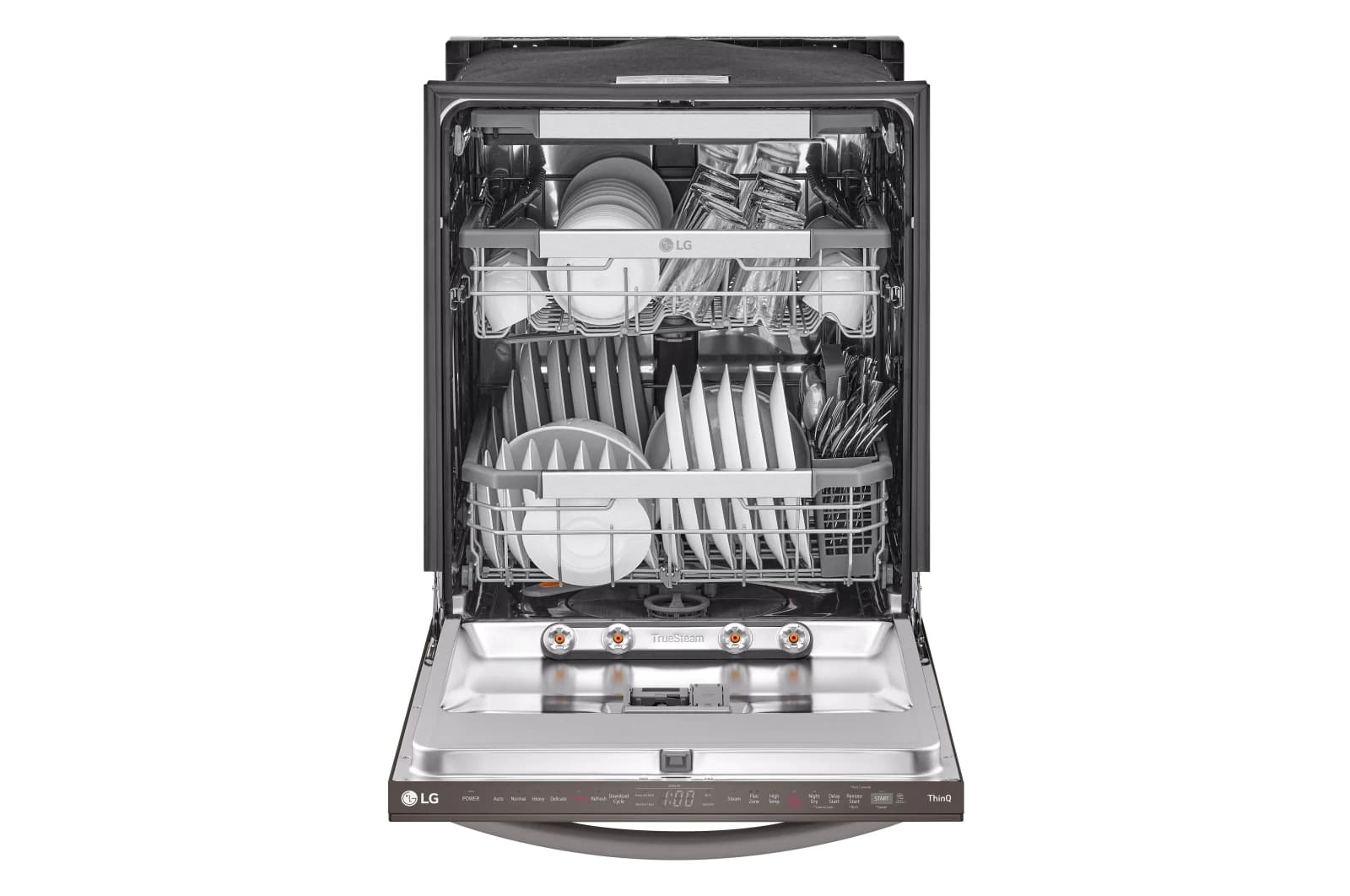 LG - 42 dBA Built In Dishwasher in Black Stainless - LDTH7972D