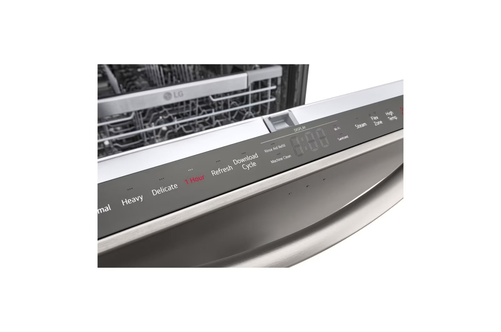 LG - 42 dBA Built In Dishwasher in Black Stainless - LDTH7972D