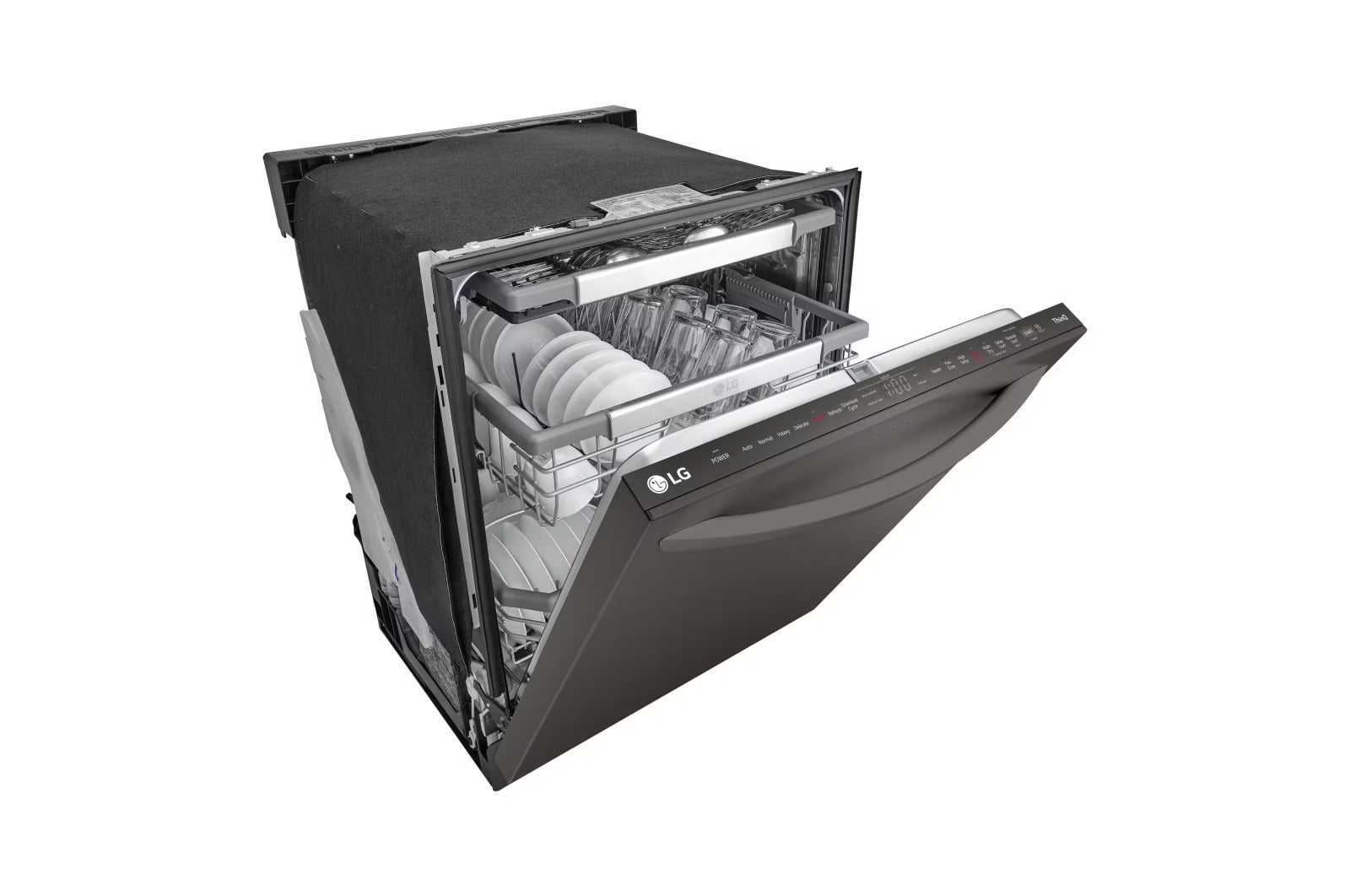 LG - 42 dBA Built In Dishwasher in Black Stainless - LDTH7972D