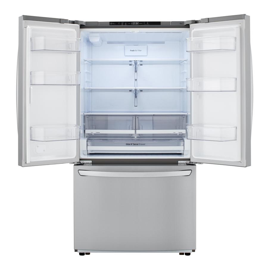 LG - 35.8 Inch 22.8 cu. ft French Door Refrigerator in Stainless - LFCC22426S