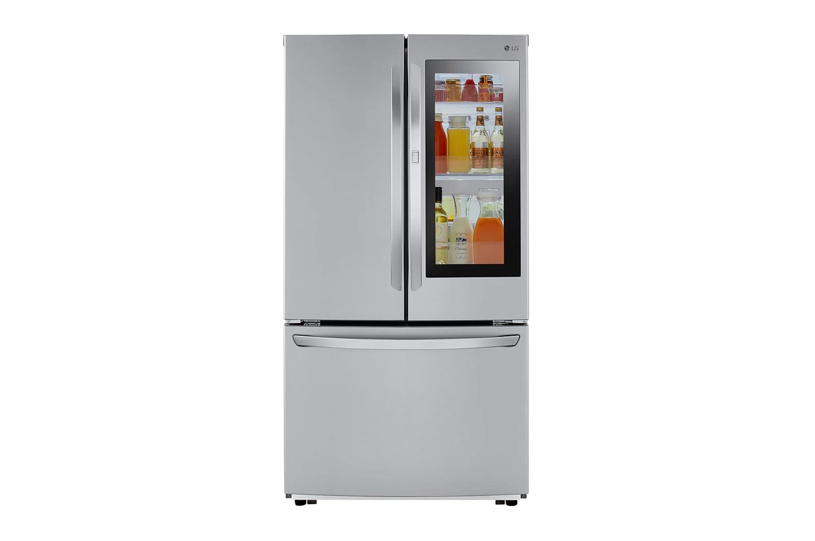 LG - 35.75 Inch 22.8 cu. ft French Door Refrigerator in Stainless - LFCC23596S