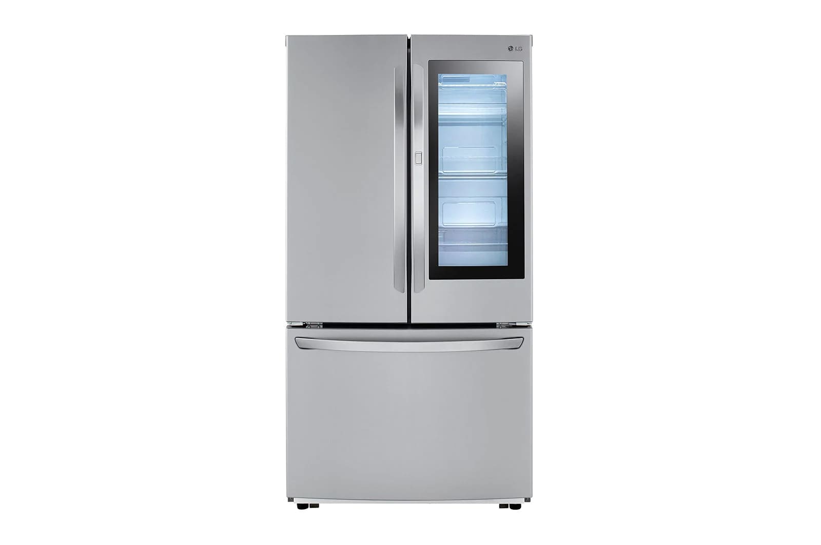 LG - 35.75 Inch 22.8 cu. ft French Door Refrigerator in Stainless - LFCC23596S