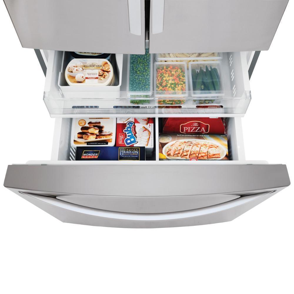 LG - 35.8 Inch 29 cu. ft French Door Refrigerator in Stainless - LFCS28768S