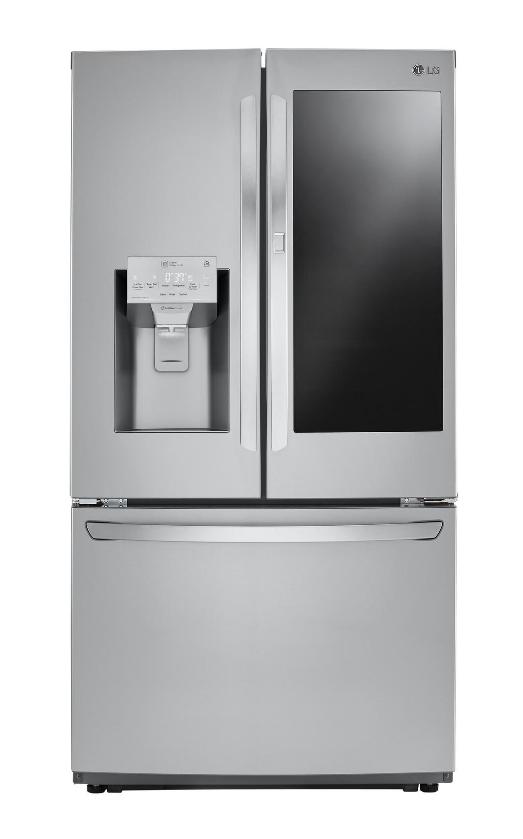 LG - 35.8 Inch 21.9 cu. ft French Door Refrigerator in Stainless - LFXC22596S