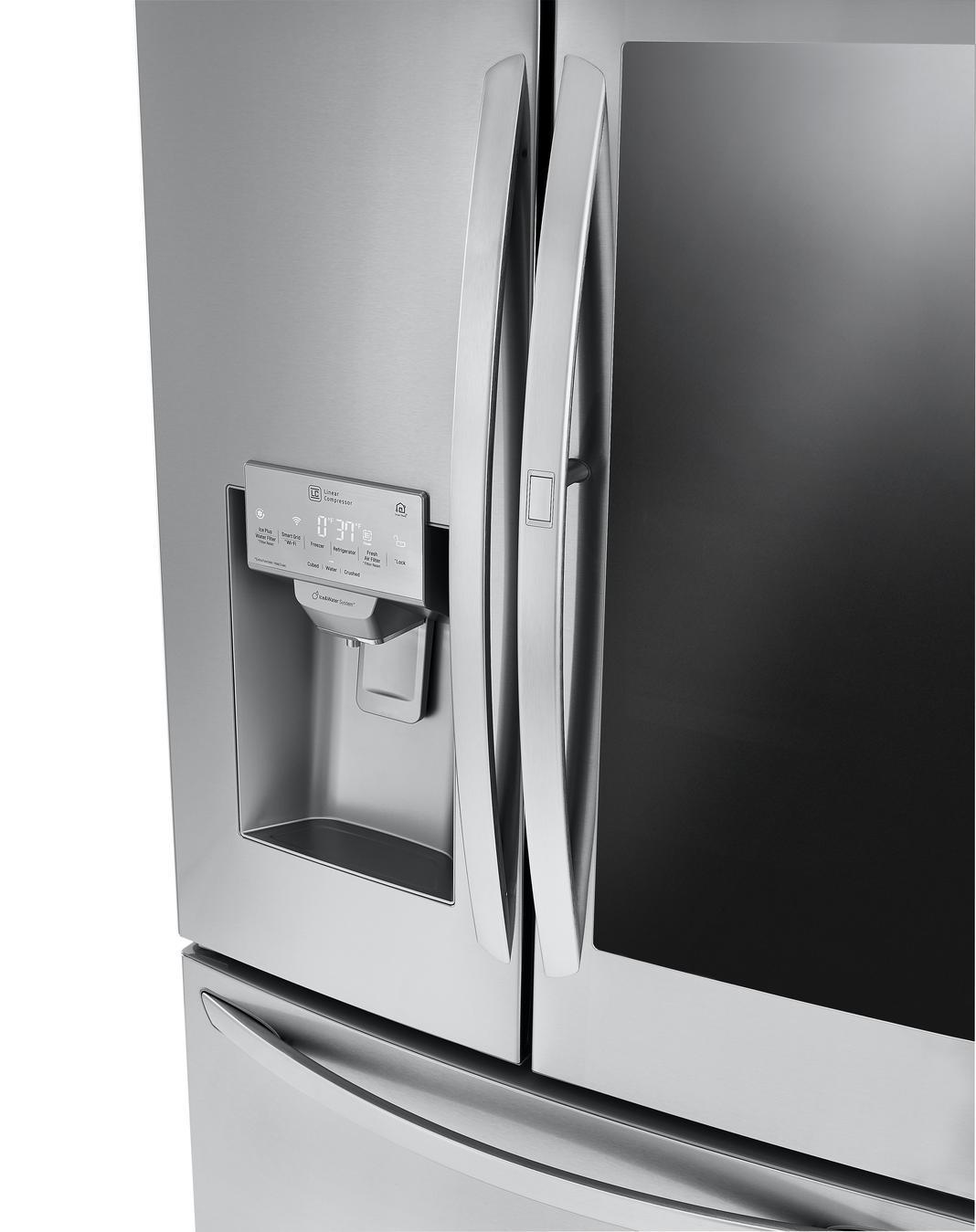 LG - 35.8 Inch 21.9 cu. ft French Door Refrigerator in Stainless - LFXC22596S
