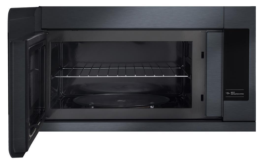 LG - 2.2 cu. Ft Over the range Microwave in Matte Black - LMV2257BM