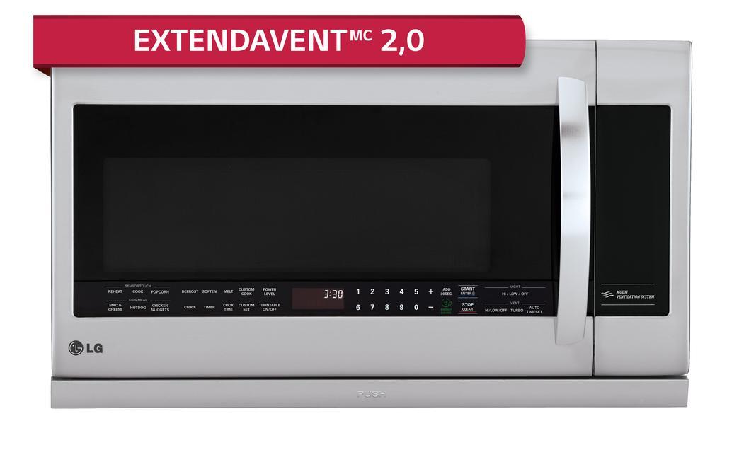 LG - 2.2 cu. Ft Over the range Microwave in Stainless - LMV2257ST