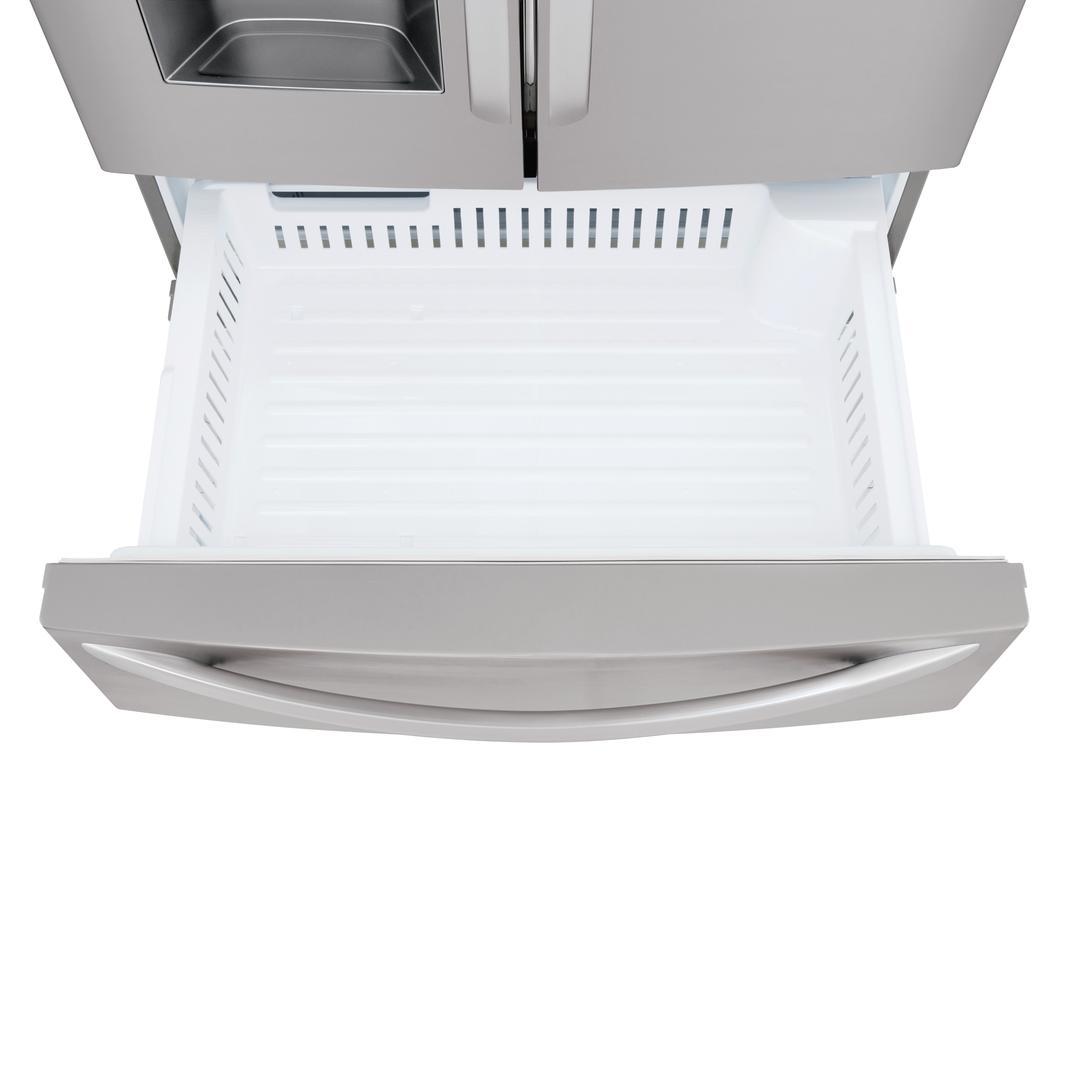 LG - 35.8 Inch 27.8 cu. ft French Door Refrigerator in Stainless - LMXS28626S