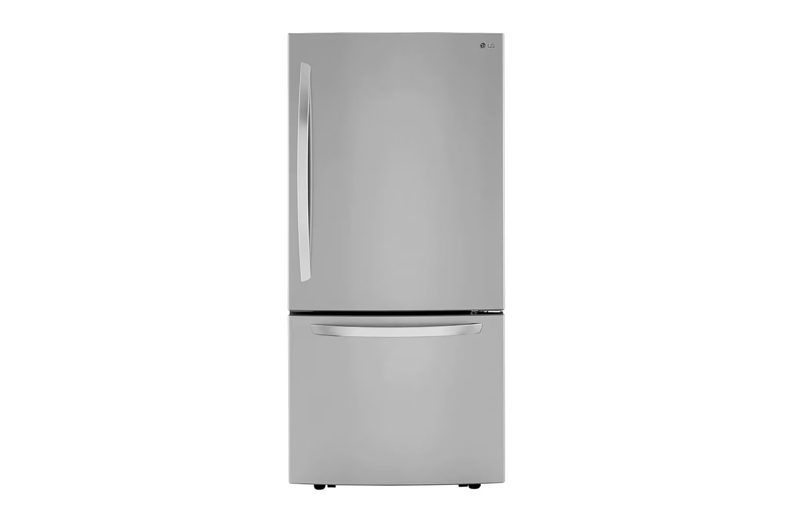 LG - 32.75 Inch 25.5 cu. ft Bottom Mount Refrigerator in Stainless - LRDCS2603S