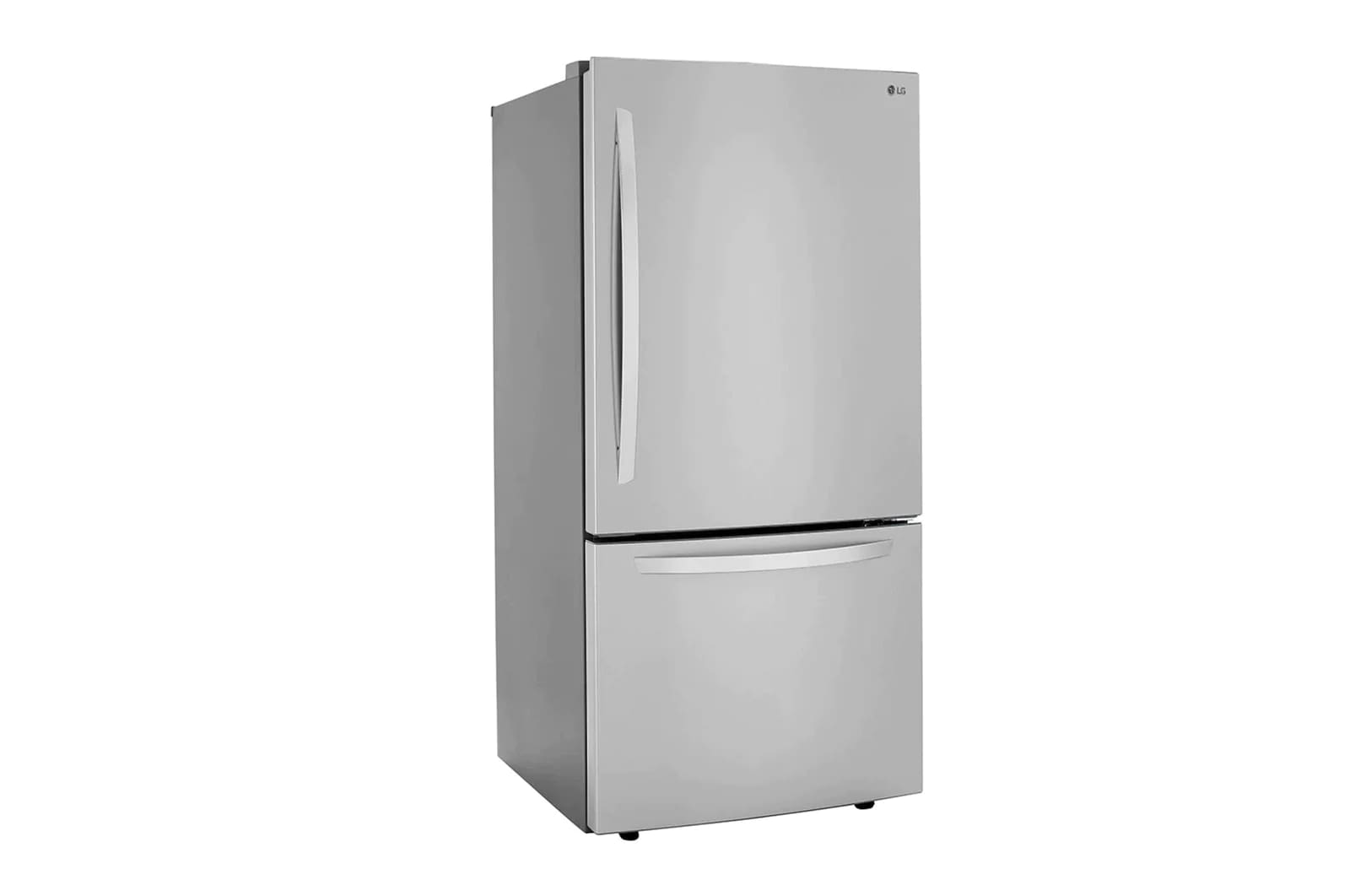 LG - 32.75 Inch 25.5 cu. ft Bottom Mount Refrigerator in Stainless - LRDCS2603S