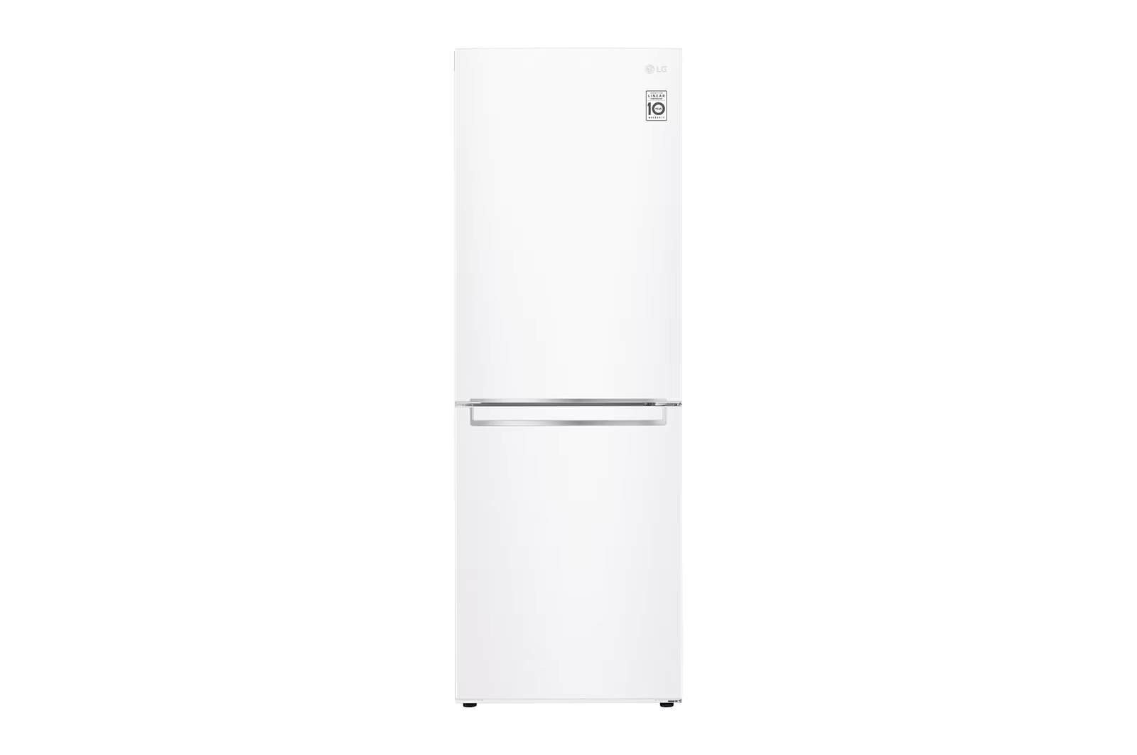 LG - 23.5 Inch 10.8 cu. ft Bottom Mount Refrigerator in White - LRDNC1004W