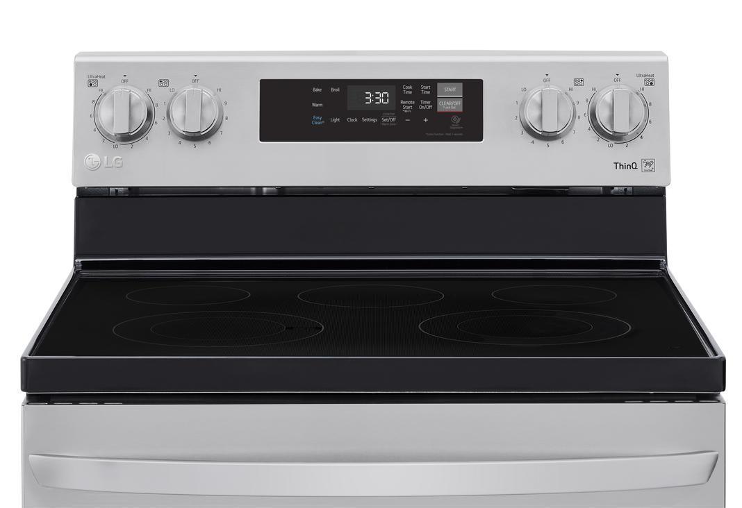 LG - 6.3 cu. ft Electric Range in Stainless - LREL6321S