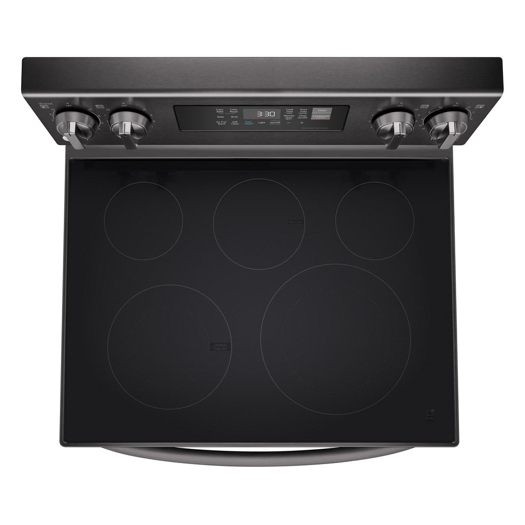 LG - 6.3 cu. ft Electric Range in Black Stainless - LREL6323D