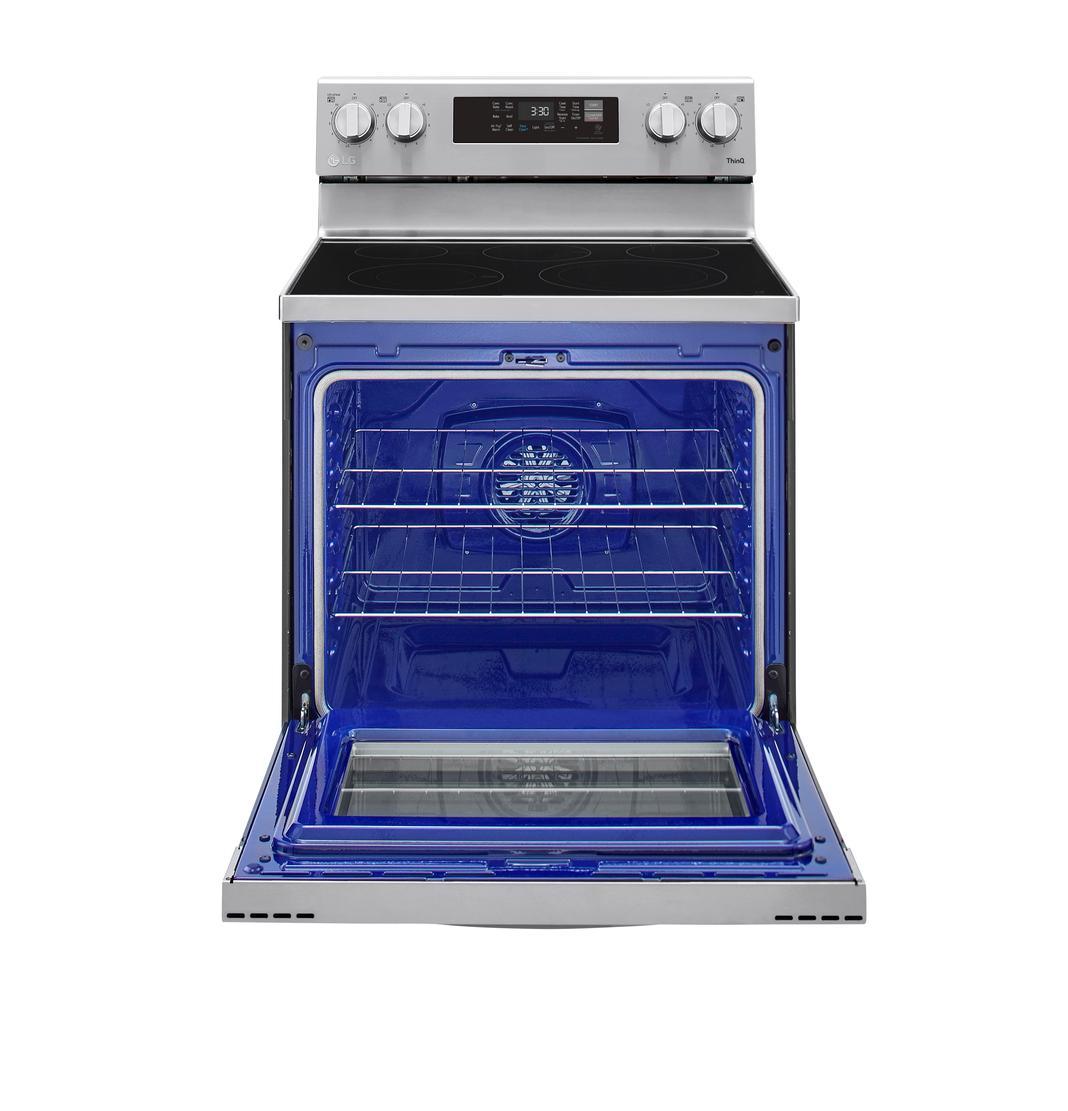 LG - 6.3 cu. ft Electric Range in Stainless - LREL6323S