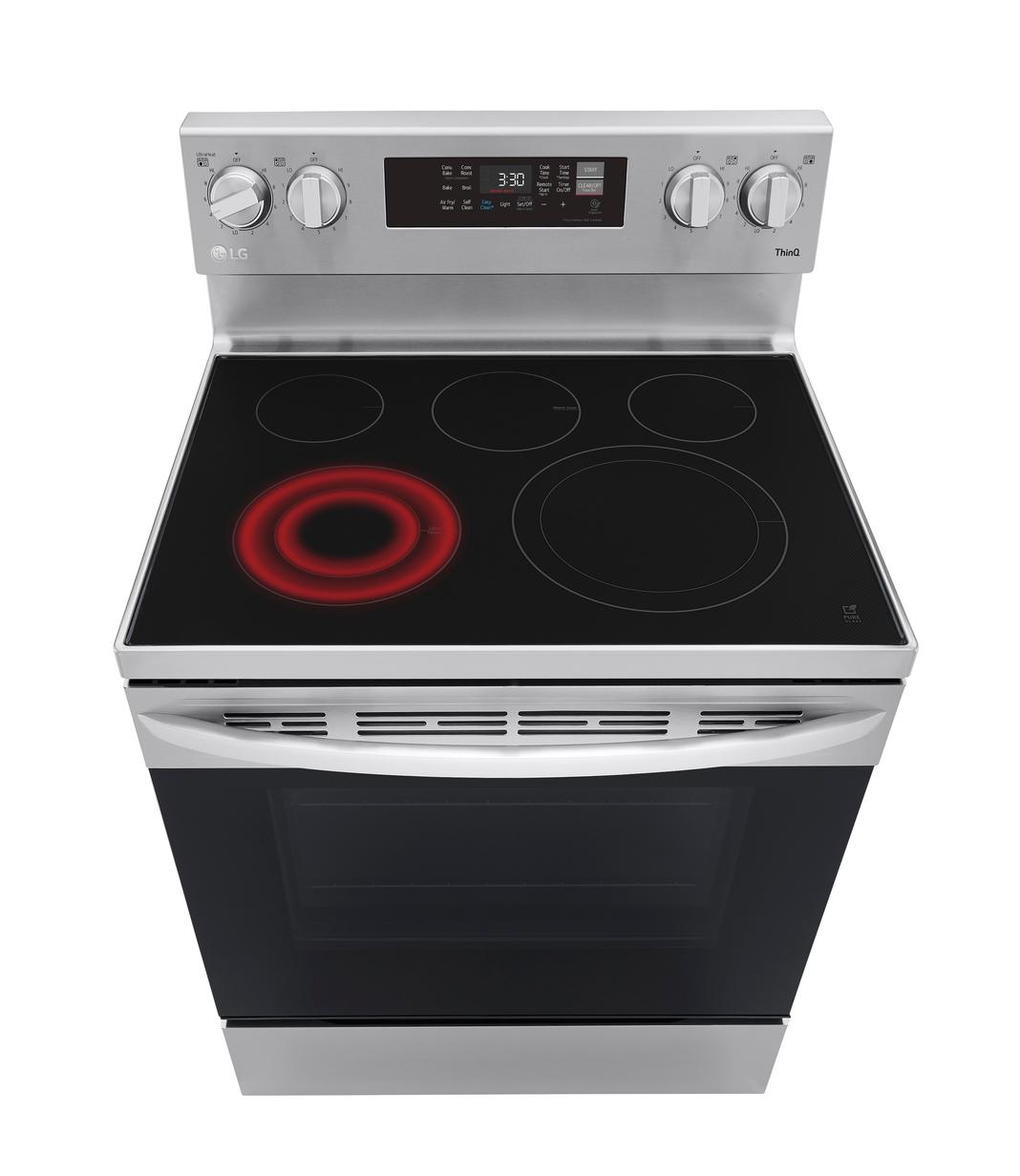 LG - 6.3 cu. ft Electric Range in Stainless - LREL6323S