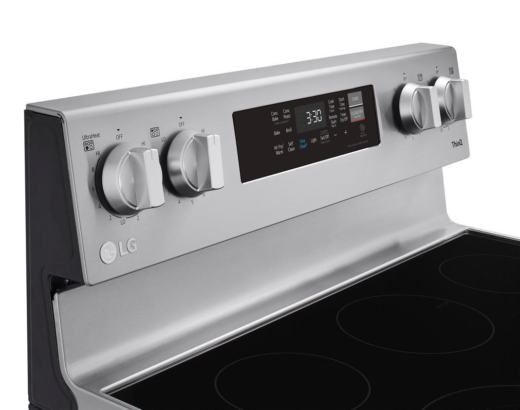 LG - 6.3 cu. ft Electric Range in Stainless - LREL6323S