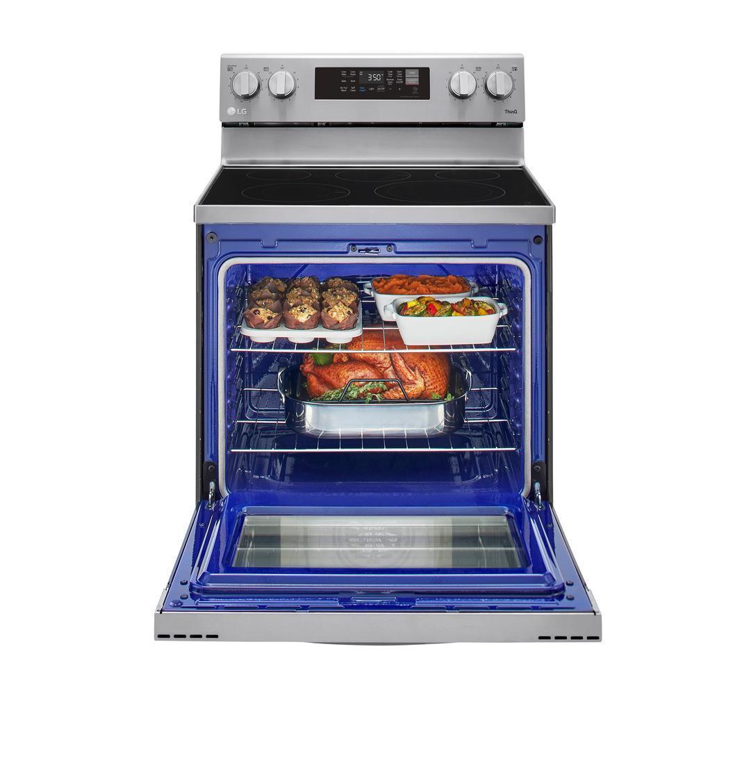 LG - 6.3 cu. ft Electric Range in Stainless - LREL6323S