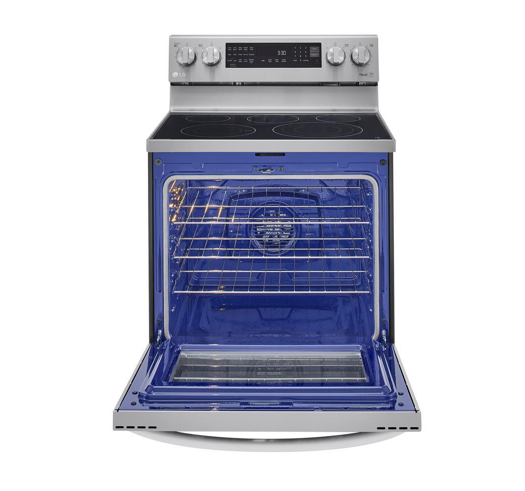 LG - 6.3 cu. ft Electric Range in Stainless - LREL6325F