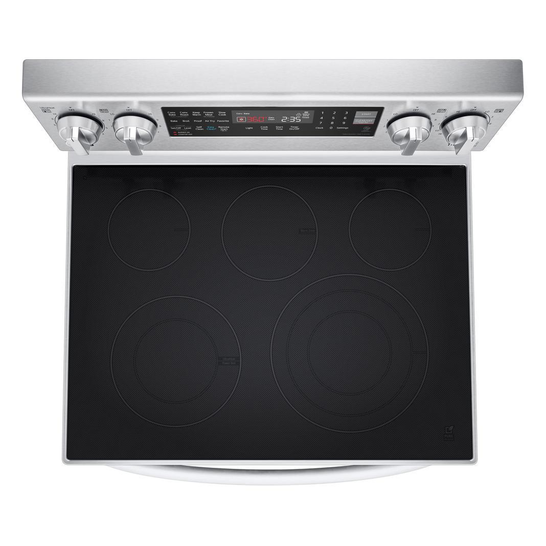 LG - 6.3 cu. ft Electric Range in Stainless - LREL6325F