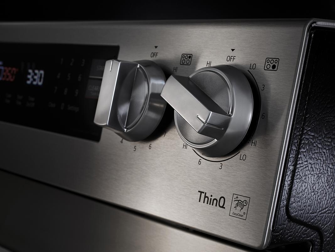 LG - 6.3 cu. ft Electric Range in Stainless - LREL6325F