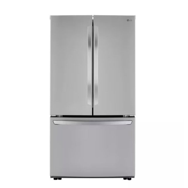 LG - 35.75 Inch 23 cu. ft French Door Refrigerator in Stainless - LRFCC23D6S