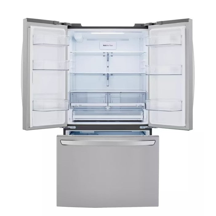 LG - 35.75 Inch 23 cu. ft French Door Refrigerator in Stainless - LRFCC23D6S
