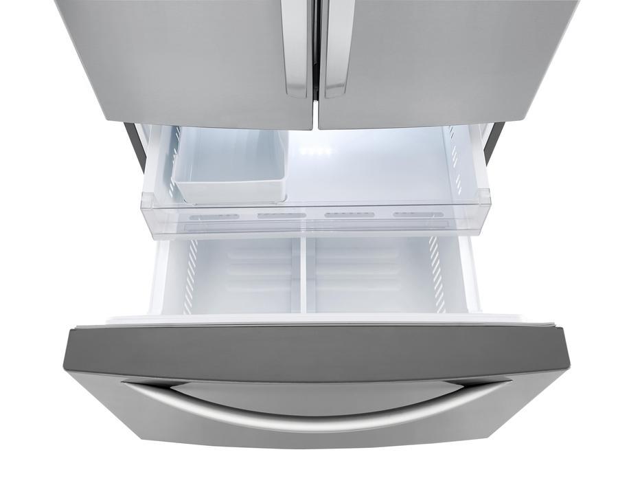 LG - 32.8 Inch 25.1 cu. ft French Door Refrigerator in Stainless - LRFCS2503S