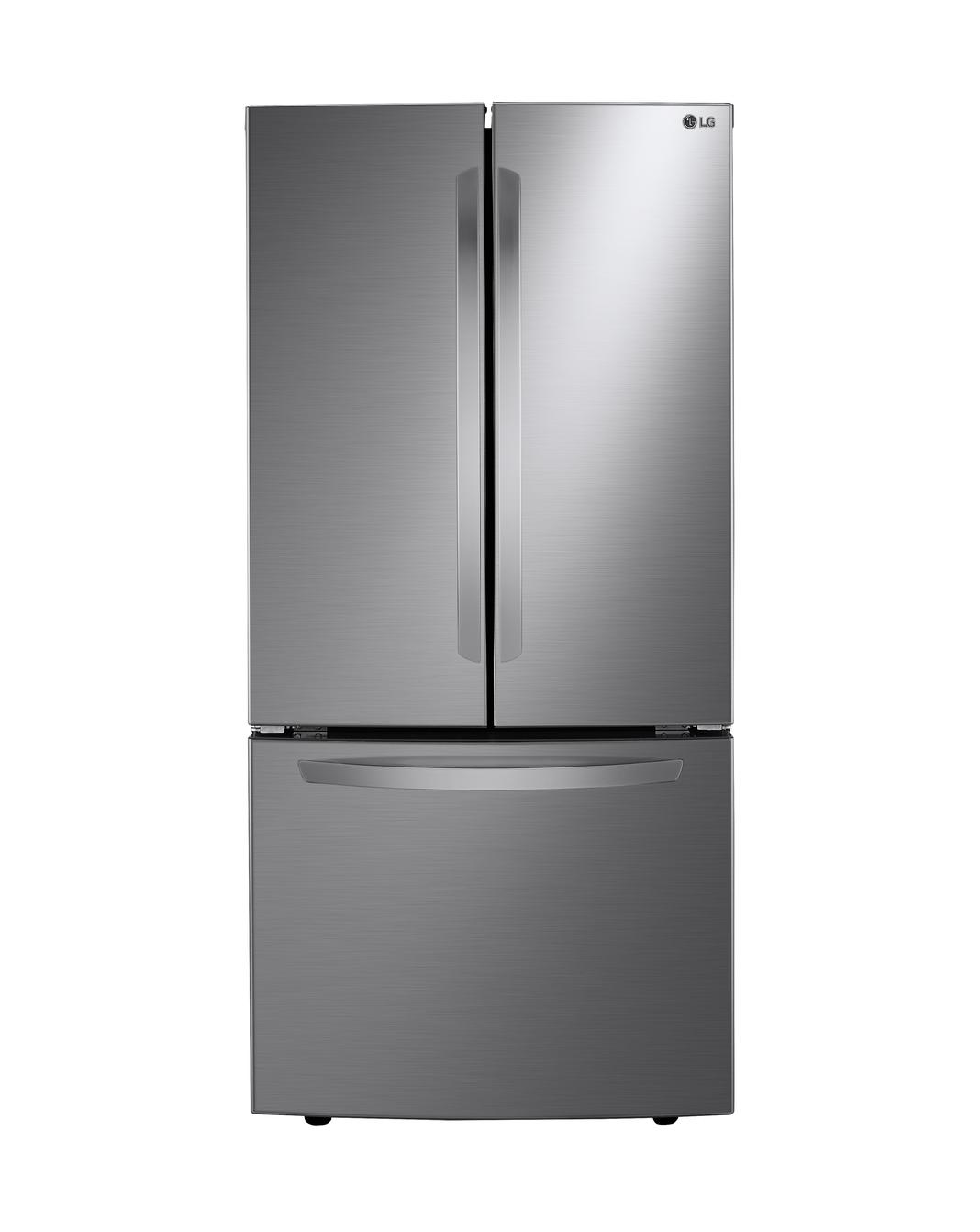 LG - 33 Inch 25.1 cu. ft French Door Refrigerator in Silver - LRFNS2503V