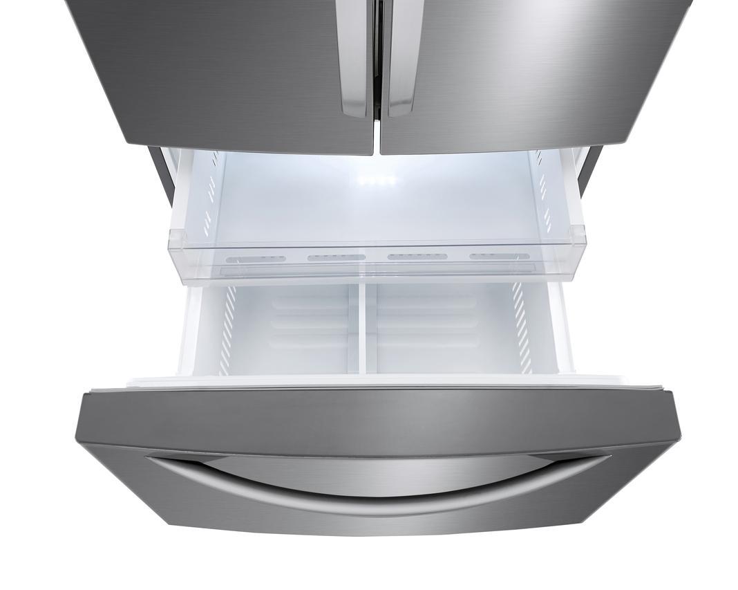 LG - 33 Inch 25.1 cu. ft French Door Refrigerator in Silver - LRFNS2503V