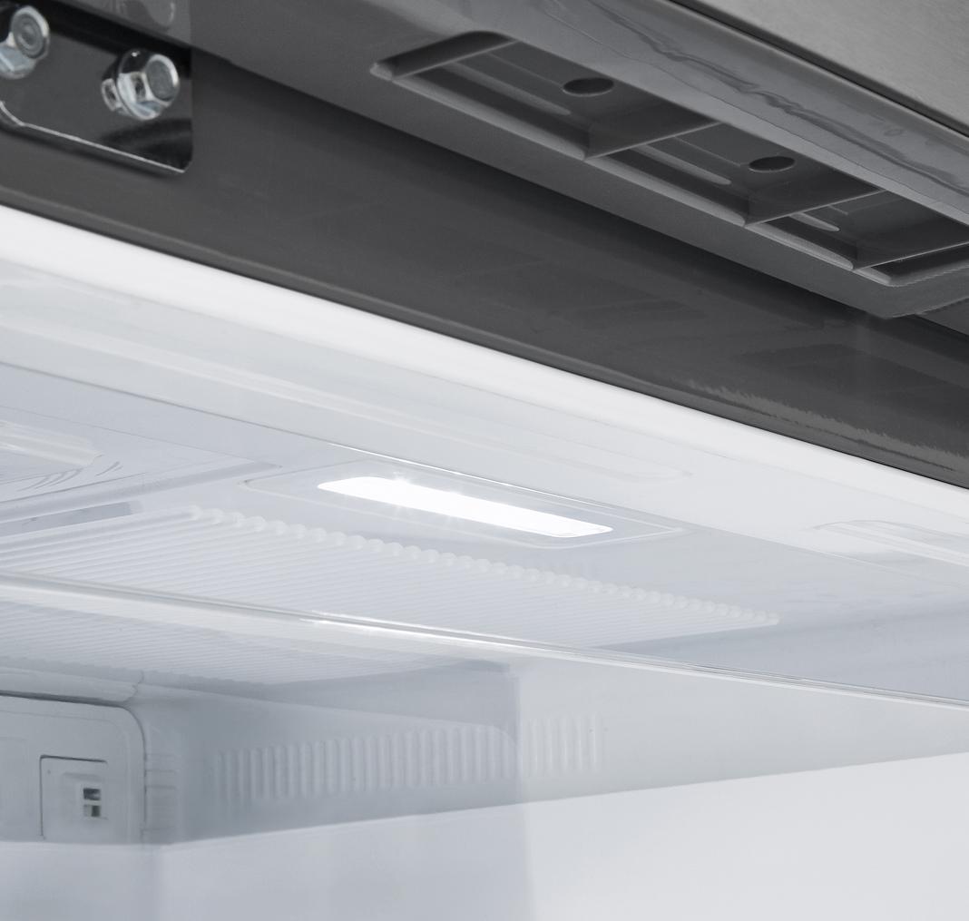 LG - 33 Inch 25.1 cu. ft French Door Refrigerator in Silver - LRFNS2503V