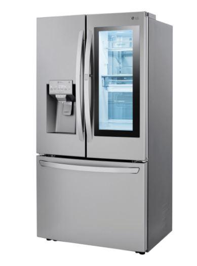 LG - 35.8 Inch 29.7 cu. ft French Door Refrigerator in Stainless - LRFVS3006S