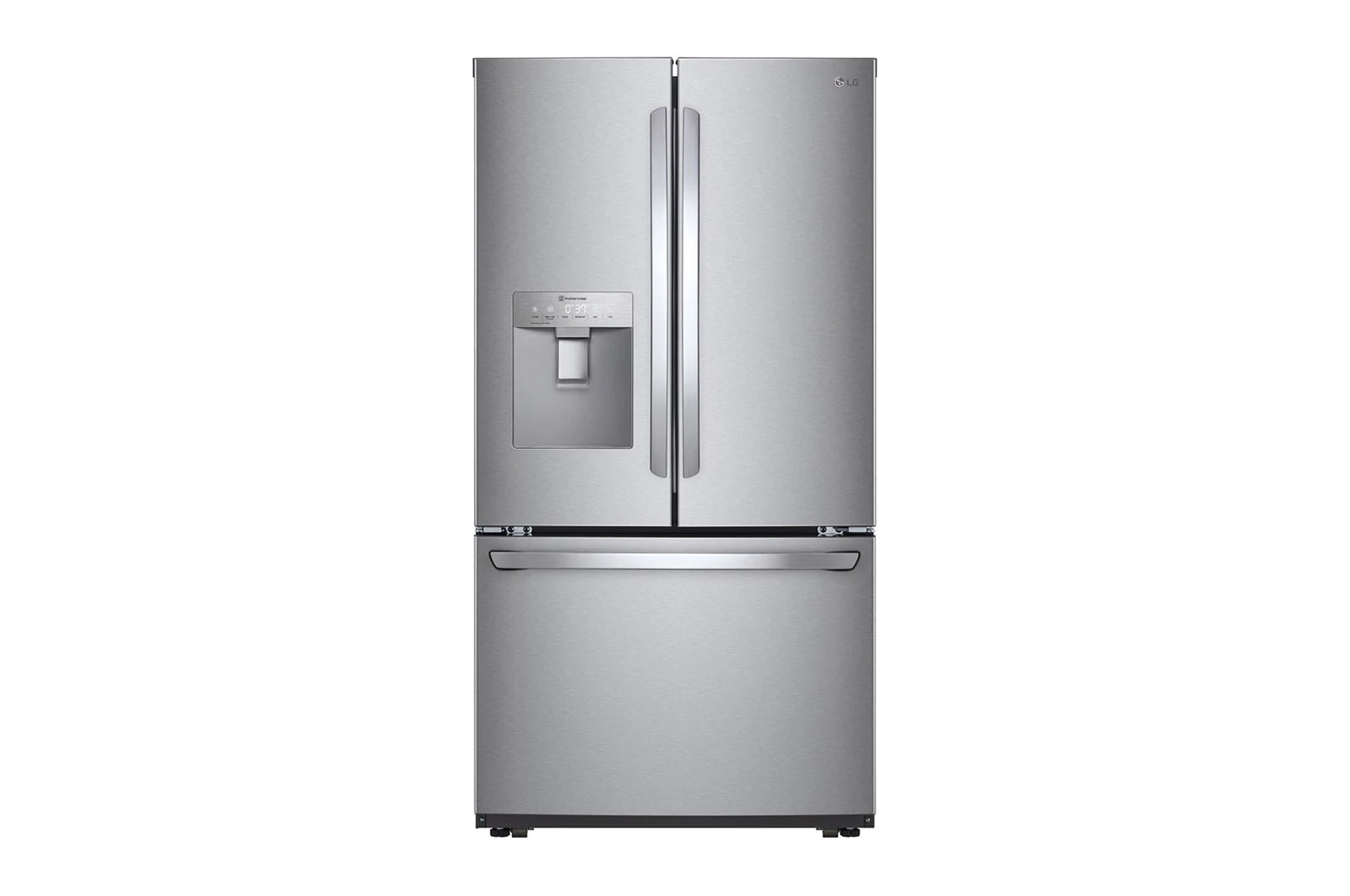 LG - 35.75 Inch 29 cu. ft French Door Refrigerator in Stainless - LRFWS2906S