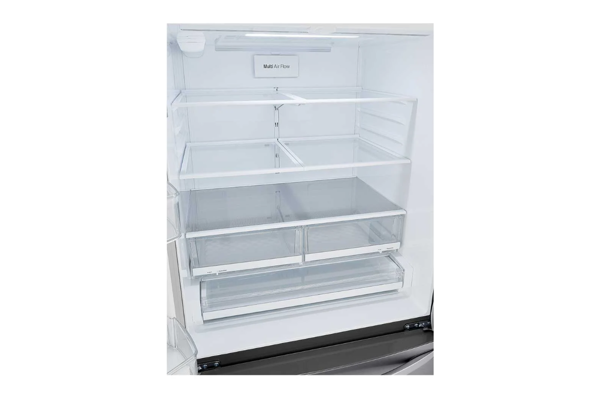 LG - 35 Inch 29 cu. ft French Door Refrigerator in Stainless - LRFWS2906V