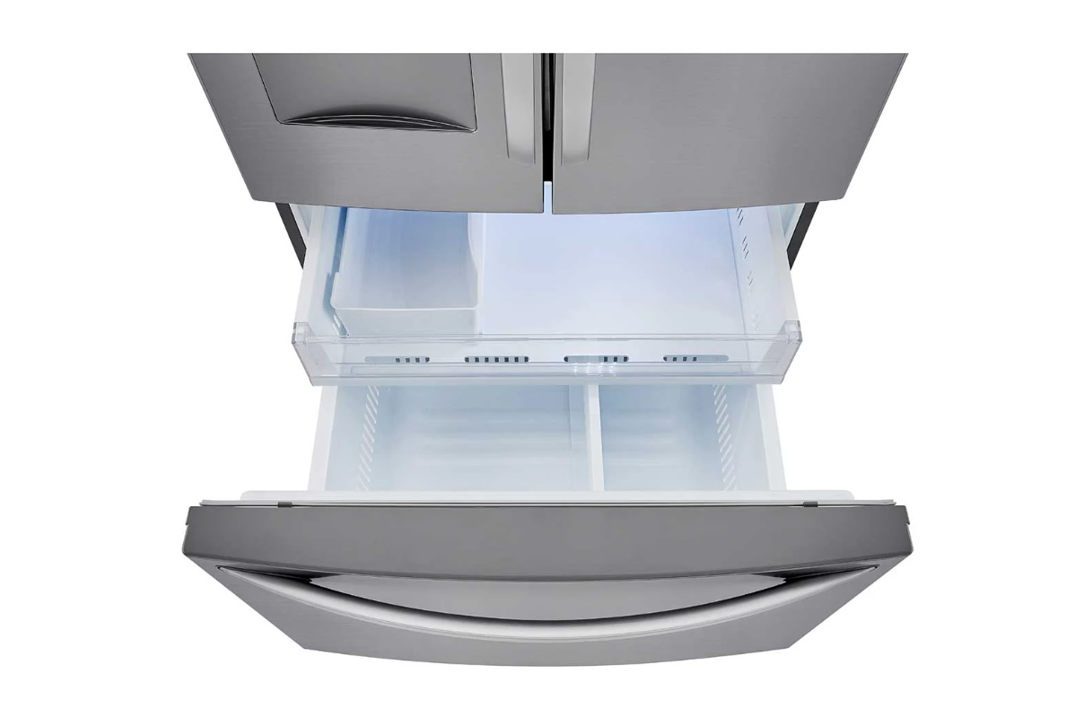 LG - 35 Inch 29 cu. ft French Door Refrigerator in Stainless - LRFWS2906V