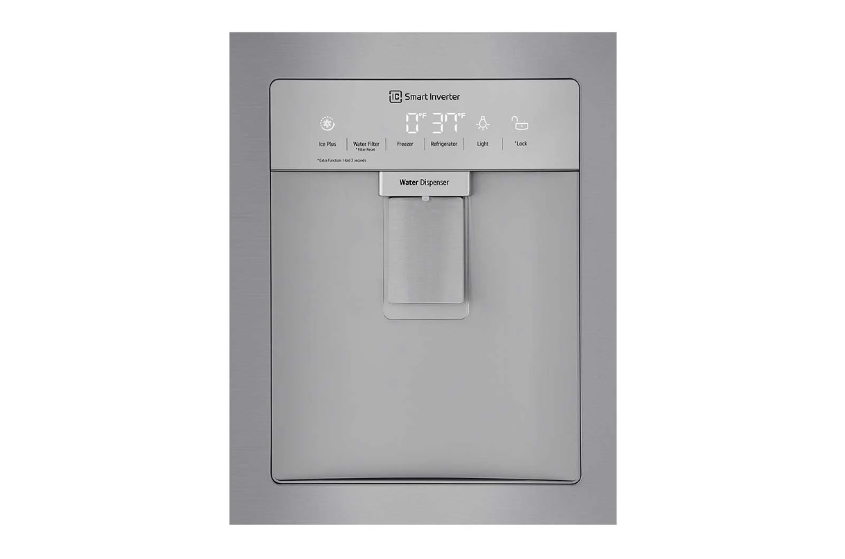 LG - 35 Inch 29 cu. ft French Door Refrigerator in Stainless - LRFWS2906V