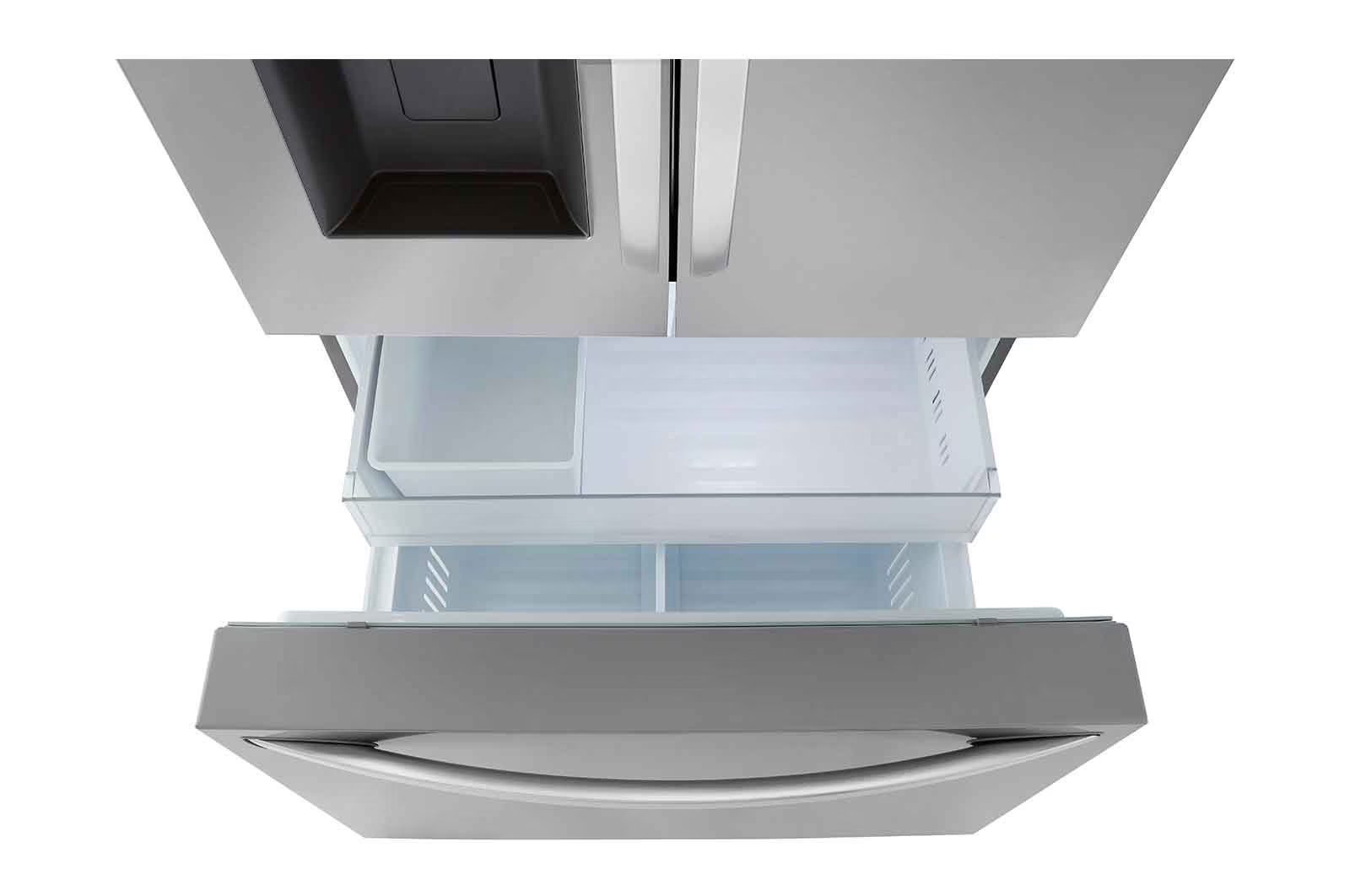 LG - 35.75 Inch 25.5 cu. ft French Door Refrigerator in Stainless - LRFXC2606S