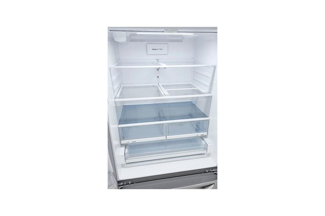 LG - 32.8 Inch 24.5 cu. ft French Door Refrigerator in Stainless - LRFXS2503S