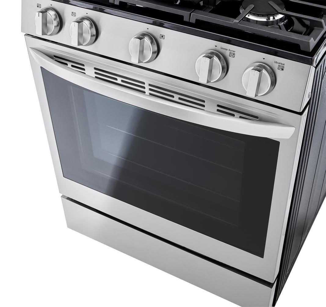 LG - 5.8 cu. ft Gas Range in Stainless - LRGL5825F