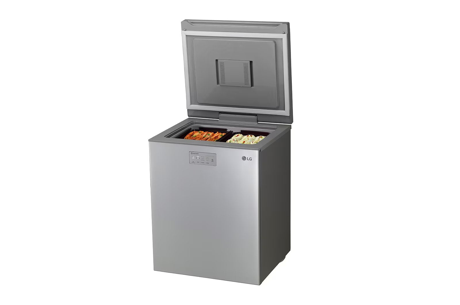 LG - 26.25 Inch 4.5 cu. ft Chest Refrigerator in Silver - LRKNC0505V