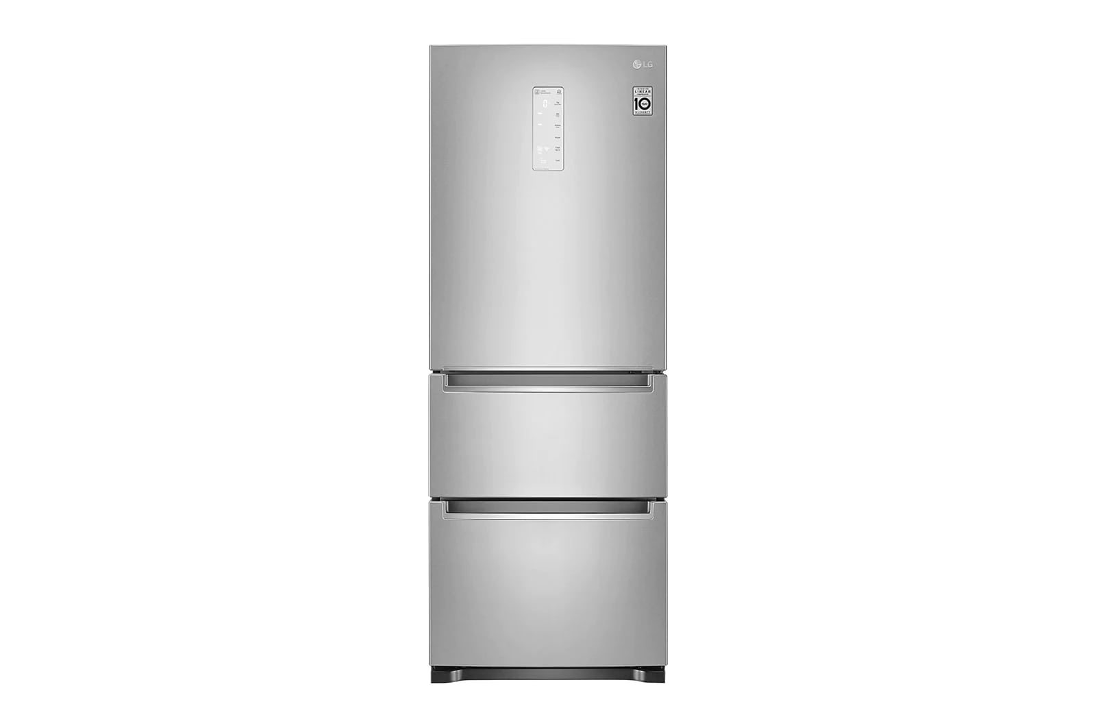 LG - 26.25 Inch 11.7 cu. ft Bottom Mount Refrigerator in Silver - LRKNS1205V