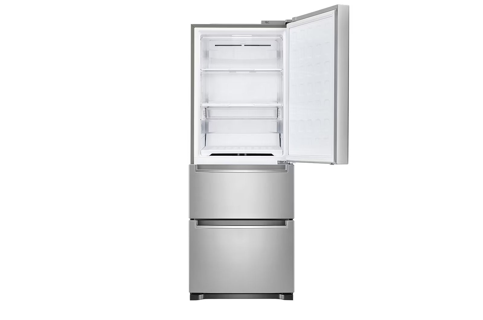 LG - 26.25 Inch 11.7 cu. ft Bottom Mount Refrigerator in Silver - LRKNS1205V