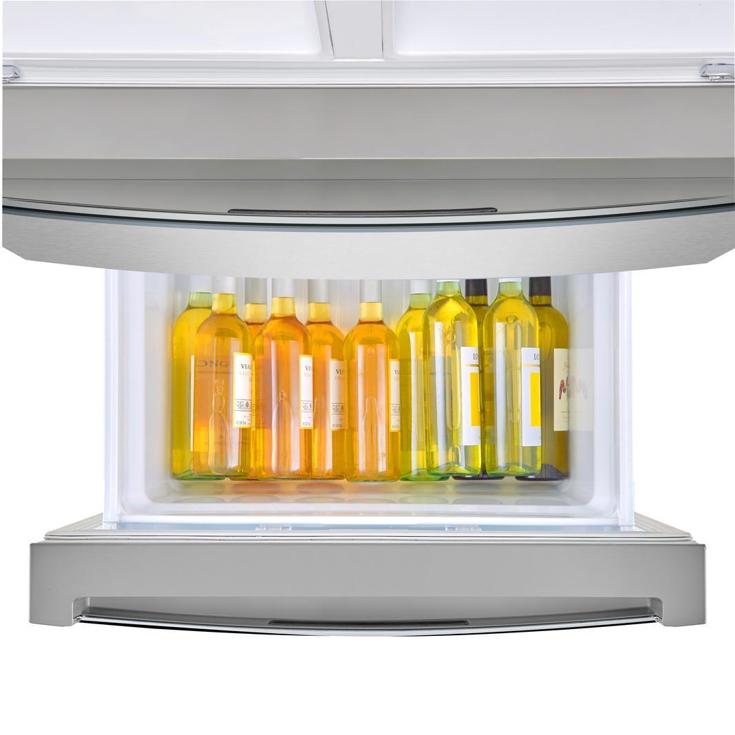 LG - 29.5 Inch 14.3 cu. ft French Door Refrigerator in Silver - LRKNS1400V