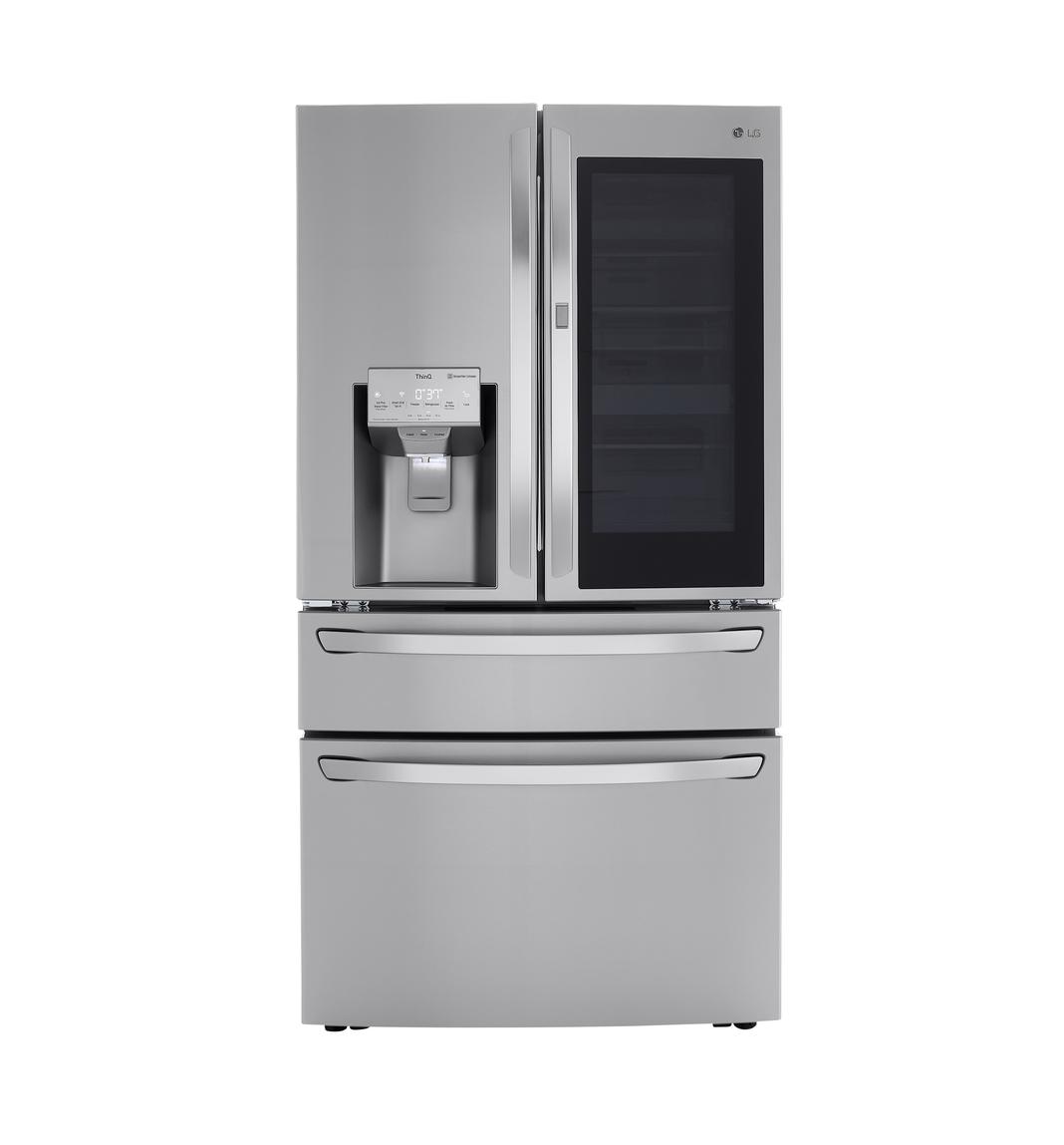 LG - 35.8 Inch 22.5 cu. ft French Door Refrigerator in Stainless - LRMVC2306S